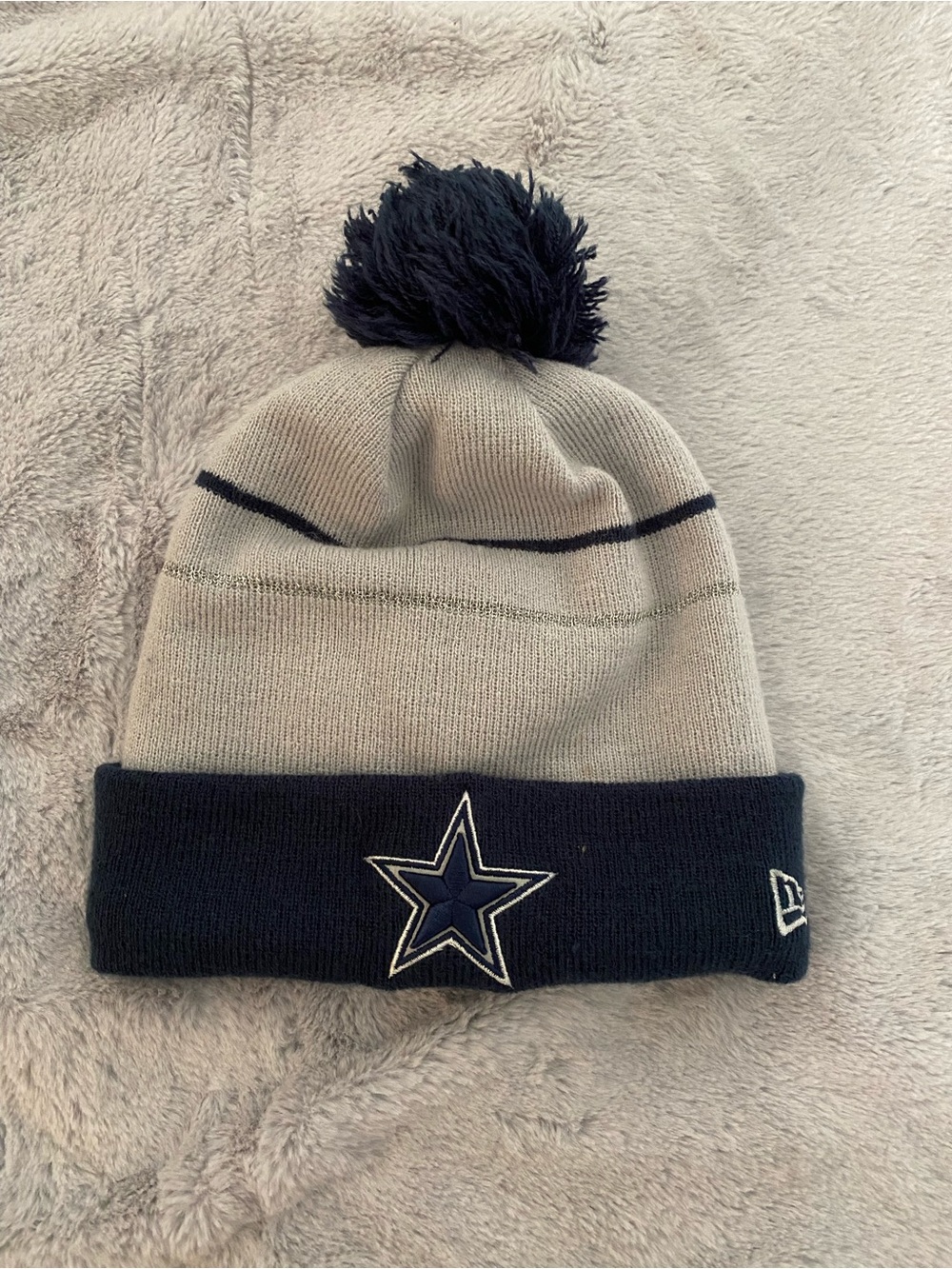 Dallas Cowboys Beanie in Gray & Navy